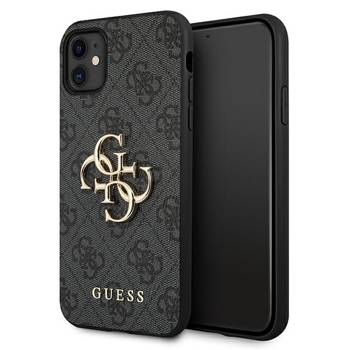Guess GUHCN614GMGGR iPhone 11 6,1" / Xr szary/grey hardcase 4G Big Metal Logo