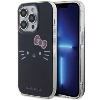 Hello Kitty HKHCP15LHKHLK iPhone 15 Pro 6.1" czarny/black hardcase IML Kitty Face