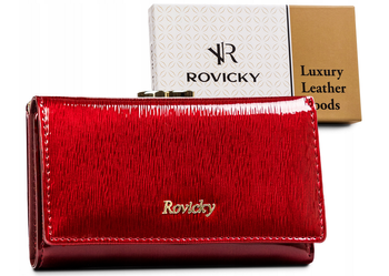 Skórzany damski portfel Rovicky RH-23-1-SH