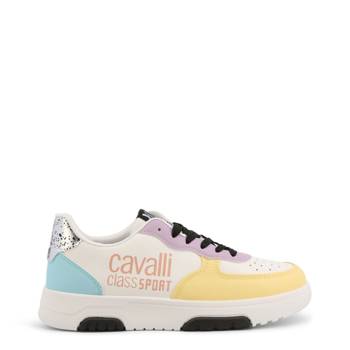 Sneakersy marki Cavalli Class model CW8632 kolor Biały. Obuwie Damskie. Sezon: Wiosna/Lato