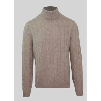 Swetry marki Malo model IUM024FCB22 kolor Brązowy. Odzież męska. Sezon: Jesień/Zima
