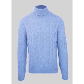 Swetry marki Malo model IUM024FCB22 kolor Niebieski. Odzież męska. Sezon: Jesień/Zima