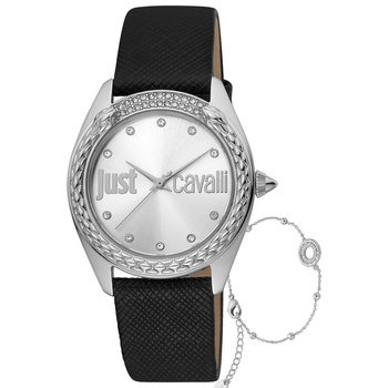 Zegarek marki Just Cavalli model JC1L195L00 kolor Czarny. Akcesoria Damskie. Sezon: Cały rok