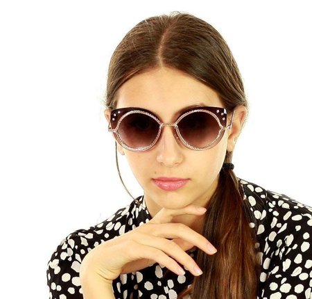 Finezyjne okulary przeciwsłoneczne MAZZINI ITALIAN CHIC brąz